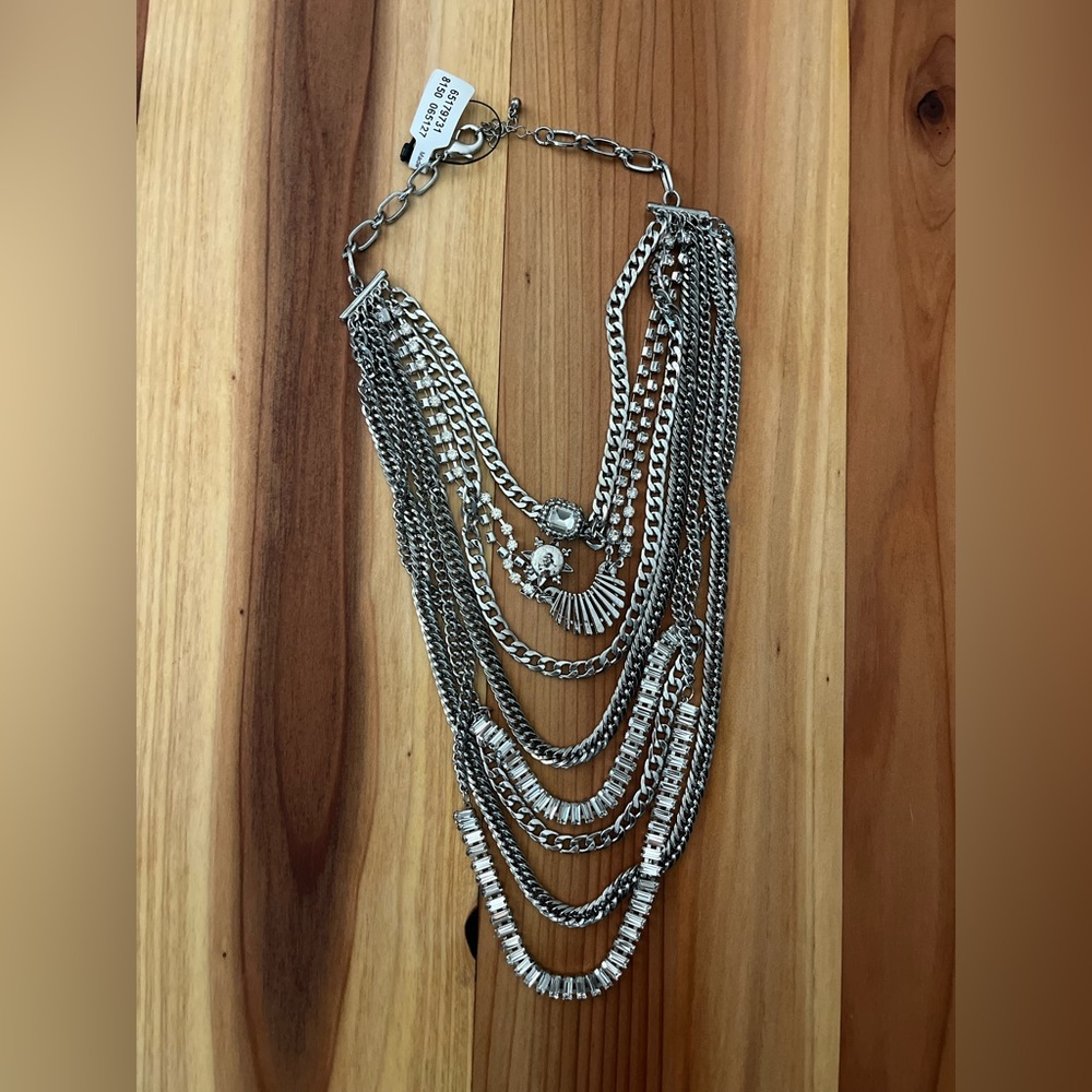 Free People Pistols Stacked Chain Choker, holiday edition